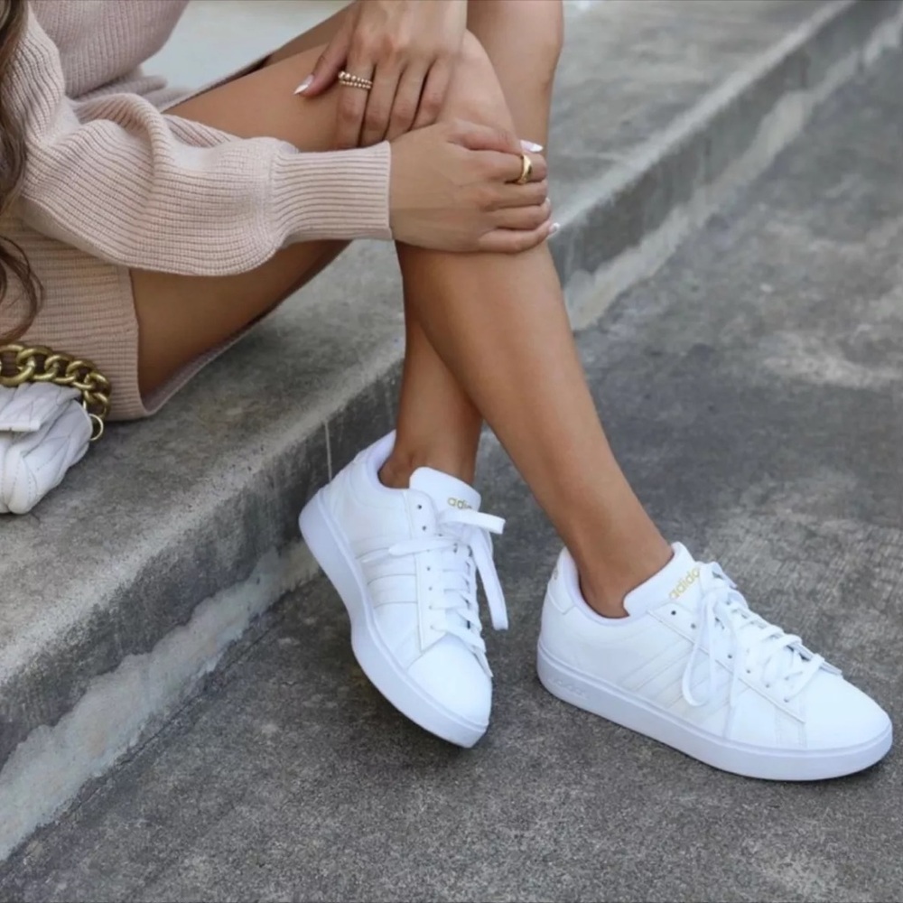 Adidas Women's Grand Court White Sneakers
